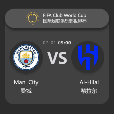 FIFA Club World Cup Match Preview: Manchester City vs Al-Hilal – Expert Analysis & Betting Tips​