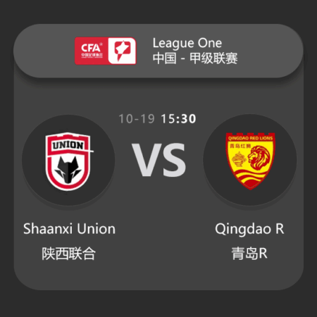 ​Shaanxi Union vs Qingdao R: League One Match Preview & Analysis​