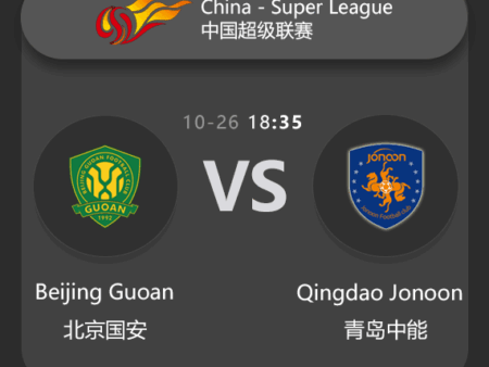 Beijing Guoan vs Qingdao Jonoon: Chinese Super League Match Preview & Analysis