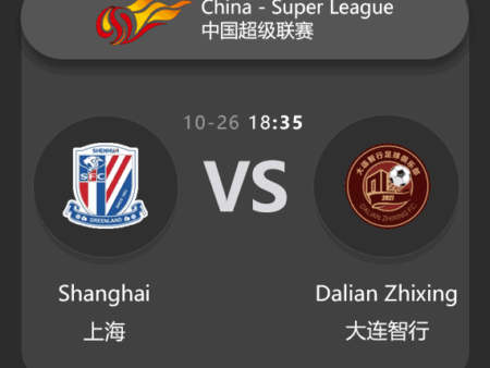 Shanghai vs Dalian Zhixing: Super League Match Preview & Analysis