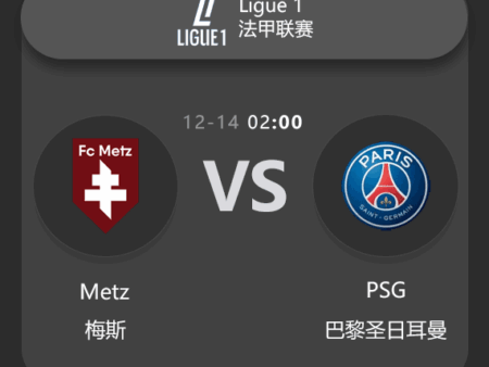 Metz vs PSG: Ligue 1 Match Preview & Analysis