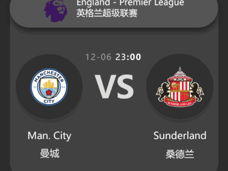 Manchester City vs Sunderland: Premier League Match Preview & Analysis