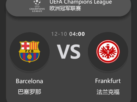 Barcelona vs Eintracht Frankfurt: UEFA Champions League Match Preview & Analysis