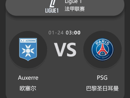 Auxerre vs Paris Saint-Germain: Ligue 1 Match Preview & Analysis