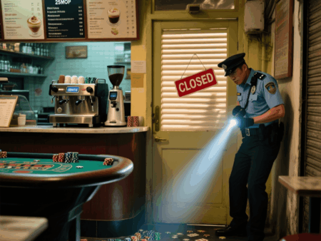 Macau Police Bust Cross-Border Ring Using Cafes as Illegal Gambling Fronts