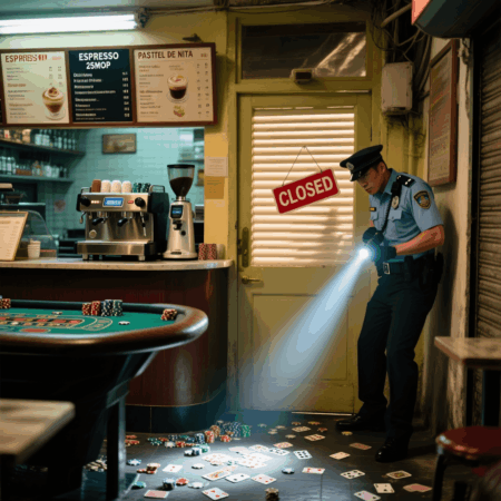 Macau Police Bust Cross-Border Ring Using Cafes as Illegal Gambling Fronts