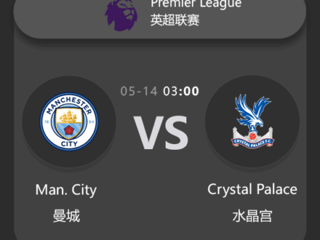 Manchester City vs Crystal Palace: Premier League Match Preview & Tactical Analysis
