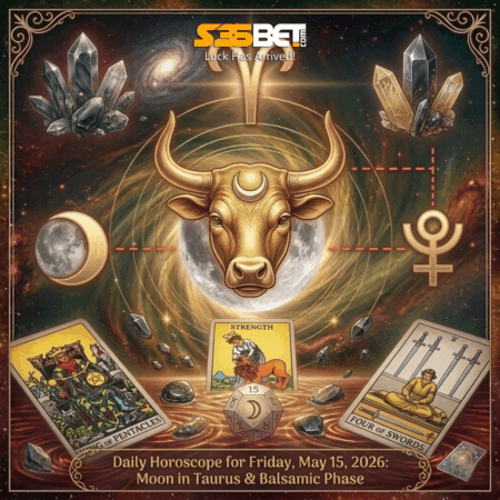Daily Horoscope for Friday, May 15, 2026: Moon in Taurus & Balsamic Phase