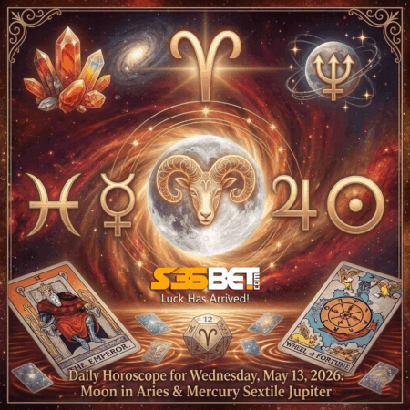 Daily Horoscope for Wednesday, May 13, 2026: Moon in Aries & Mercury-Jupiter Sextile