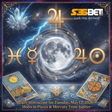Daily Horoscope for Tuesday, May 12, 2026: Moon in Pisces & Mercury Trine Jupiter