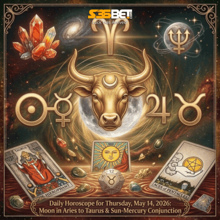 Daily Horoscope for Thursday, May 14, 2026: Moon in Aries to Taurus & Sun-Mercury Conjunction